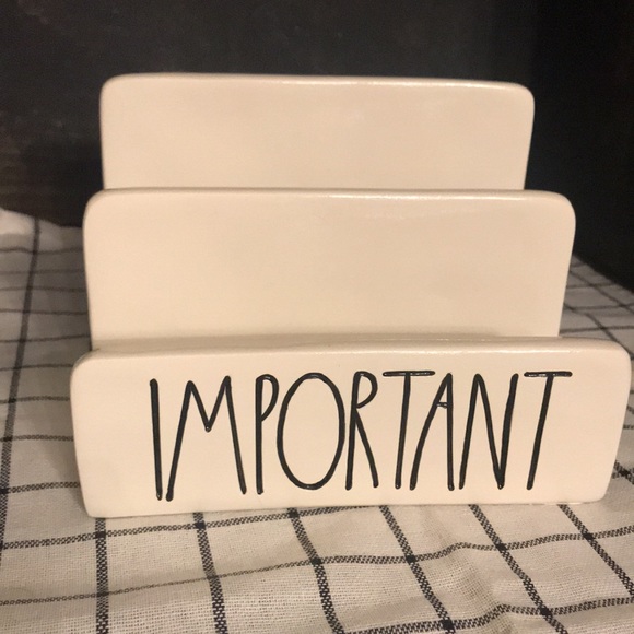 Rae Dunn IMPORTANT Letter Holder